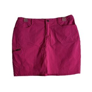 Patagonia Rock Craft Fuchsia Mini Skirt, Size 8